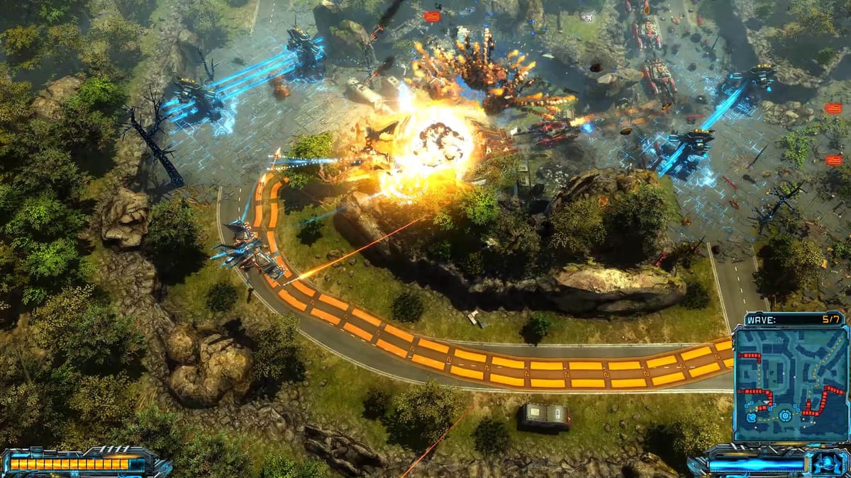 X-Morph: Defense: morphing alien fighter and towers in a top-down siege